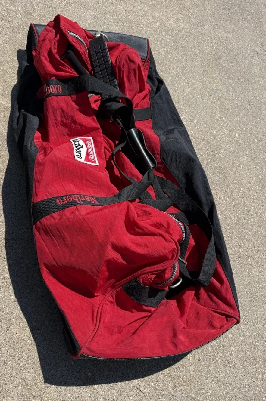 Vintage Marlboro Unlimited Gear - Rolling Travel Lg Duffel Bag - XL - 36